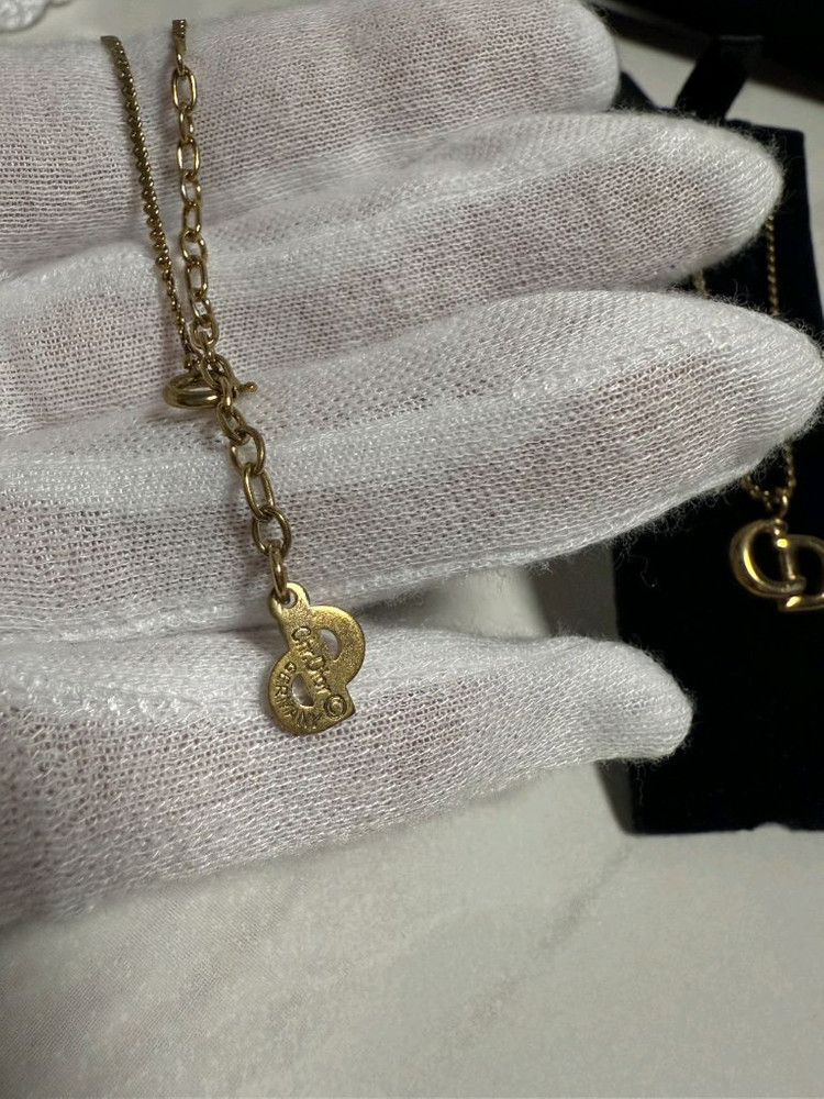 [S급/정품]디올 CD 로고 골드 목걸이 이미지
