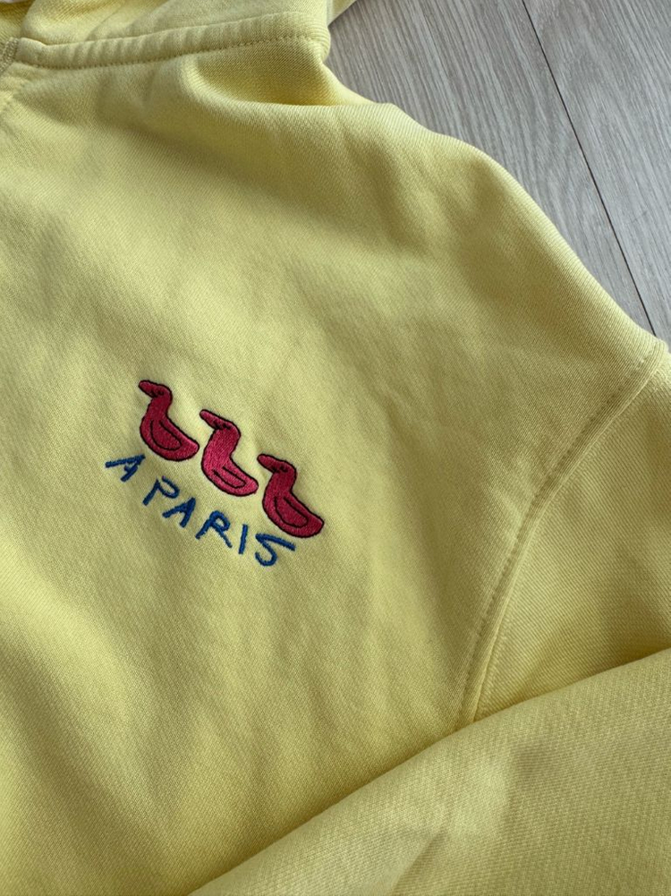 리미떼두두 옐로우 후드집업 2XL(130)완전 깨끗 이미지