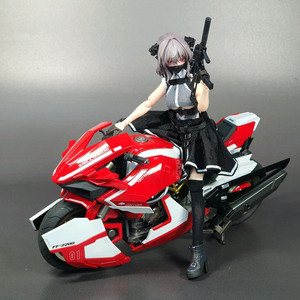 하스키 서큐버스 수녀 그리드 + 사쿠라미쿠 바이크 이미지