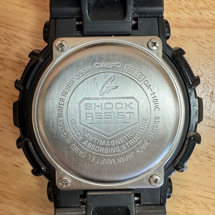 지샥 빅페이스 (GA-110) 블랙&블루&퍼플 (S급) 이미지