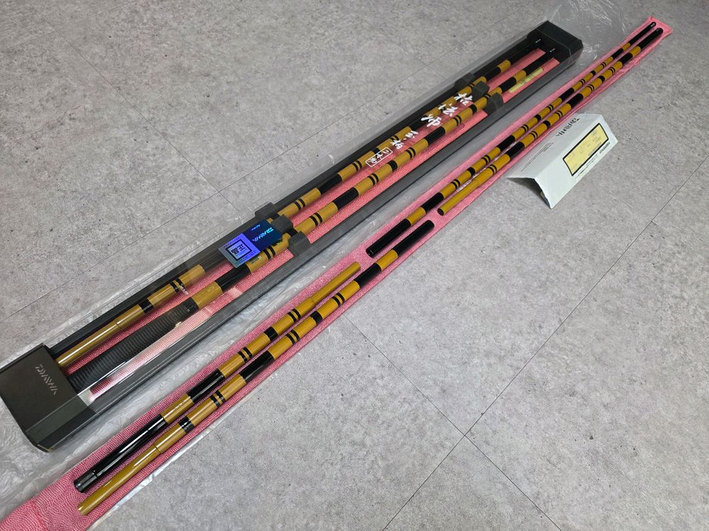 다이와 고법사Q 6대목 받침대 / 뜰채 / 주걱 세트 판매 새상품 중층 헤라 내림낚시 이미지