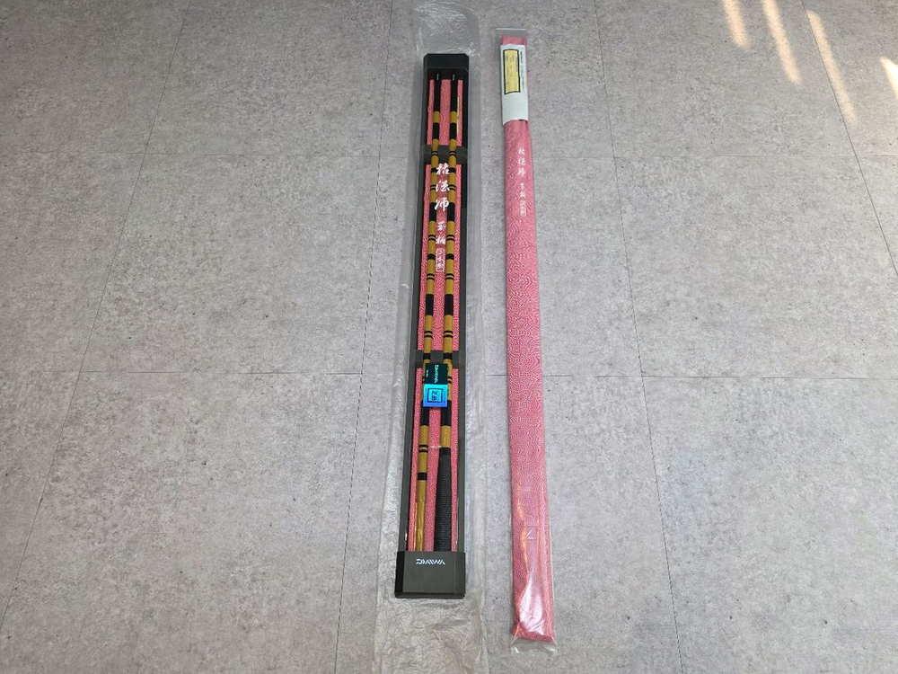 다이와 고법사Q 6대목 받침대 / 뜰채 / 주걱 세트 판매 새상품 중층 헤라 내림낚시 이미지