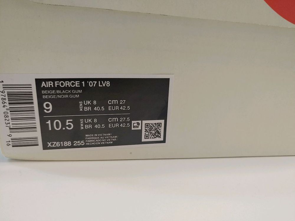 나이키 에어포스1 스투시 콜라보 한정 270mm새상품 개간지. 이미지