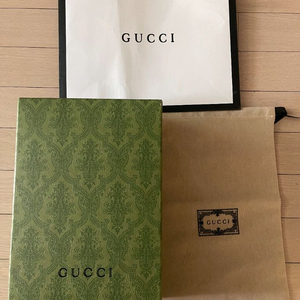 구찌 상자, 쇼핑백, 더스트백 이미지