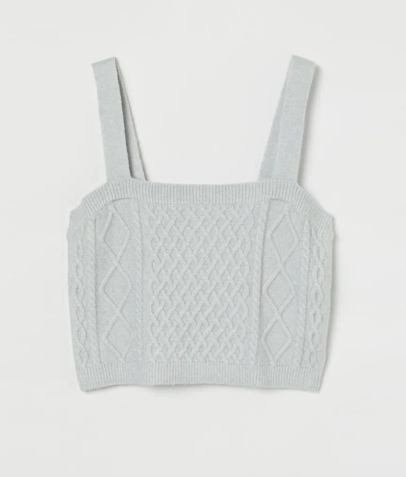 h&m 에이치앤엠 볼레로+나시 니트 셋업 이미지