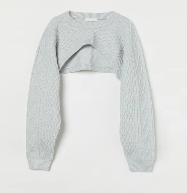 h&m 에이치앤엠 볼레로+나시 니트 셋업 이미지