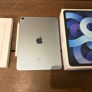 애플 아이패드 에어 4세대 스카이블루 64GB wifi + 애플펜슬 2세대 이미지