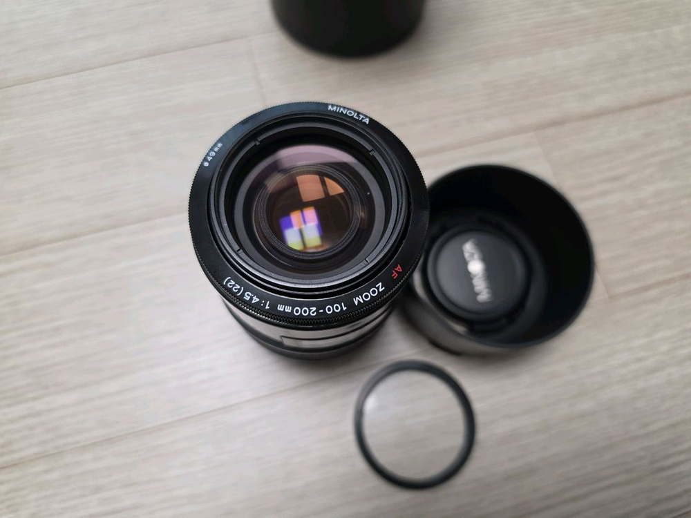 미놀타 af zoom 100-200mm f4.5 렌즈 판매합니다 이미지