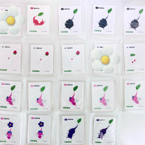 씨유 피크민 블룸 띠부씰 스티커 호루라기 교환 양도 판매 가나디 쿠로미 포켓몬 이미지