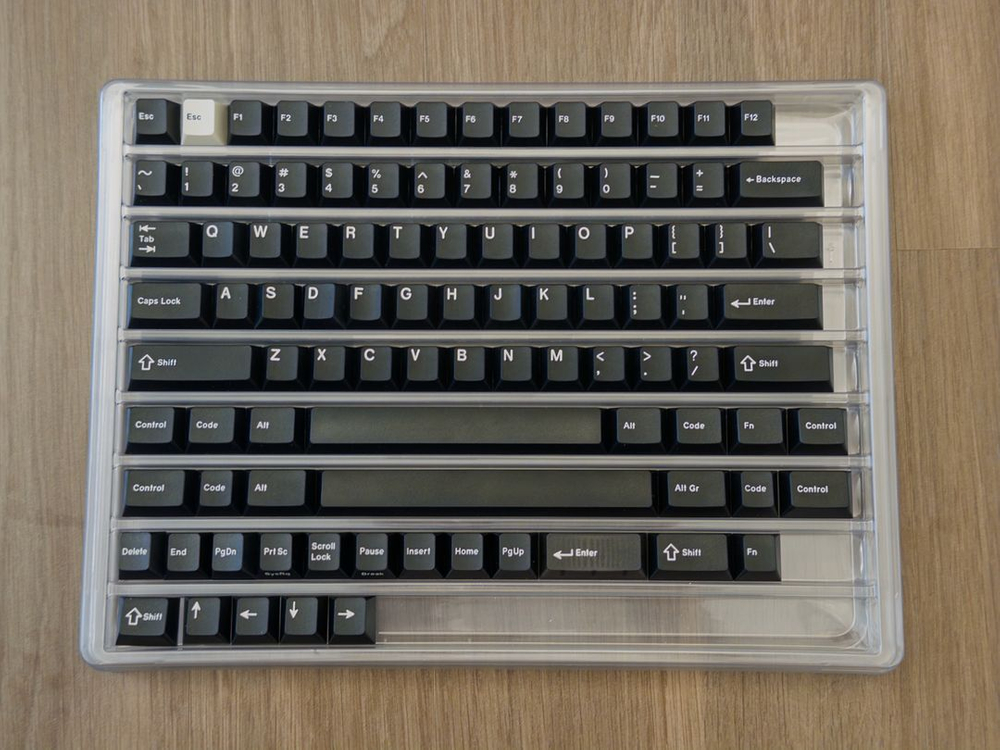 GMK Black Snail 키캡 상팽이 +타로캣 트레이 이미지