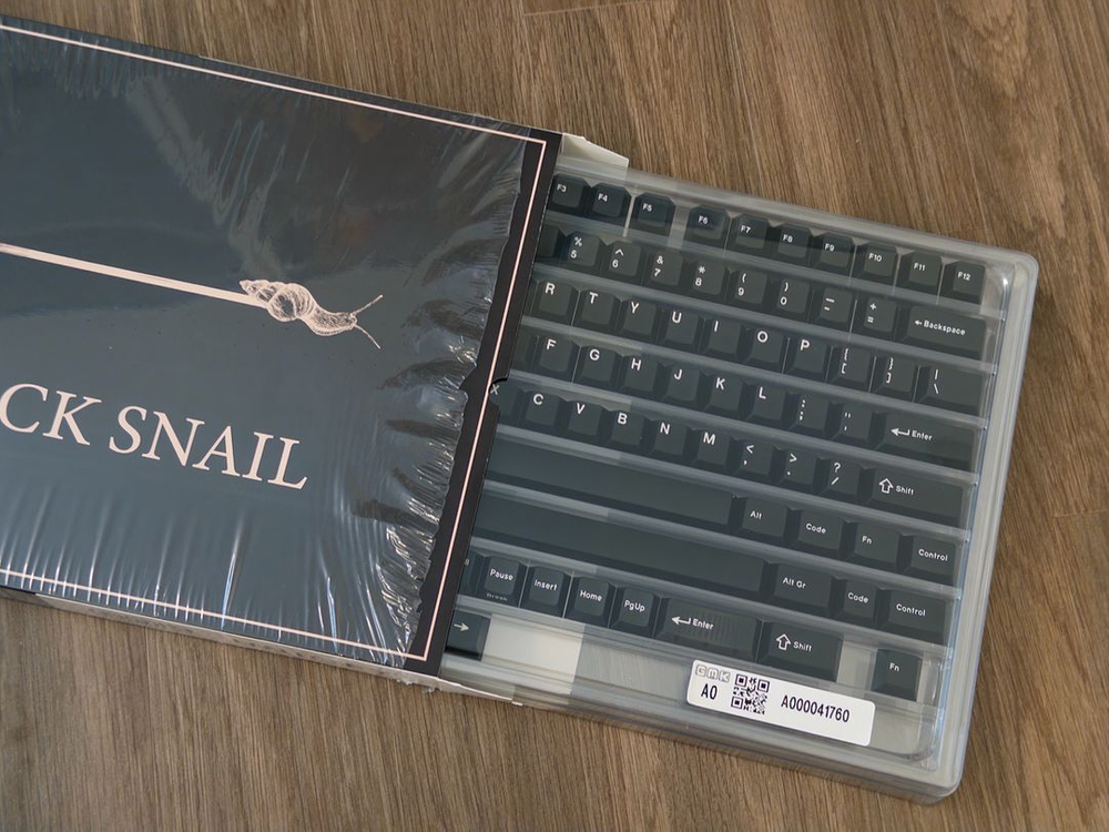 GMK Black Snail 키캡 상팽이 +타로캣 트레이 이미지