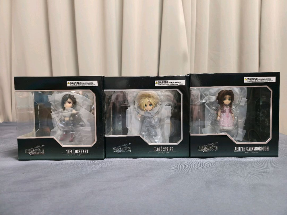 어도러블아츠 파이널판타지7 티파 클라우드 에어리스 피규어 이미지