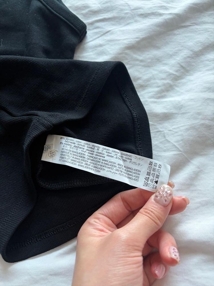 ZARA 자라 나시 로우 홀터넥 탑 이미지