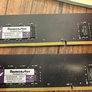 ramonster 데스크탑DDR4 8GB 메모리 2개 일괄판매 이미지