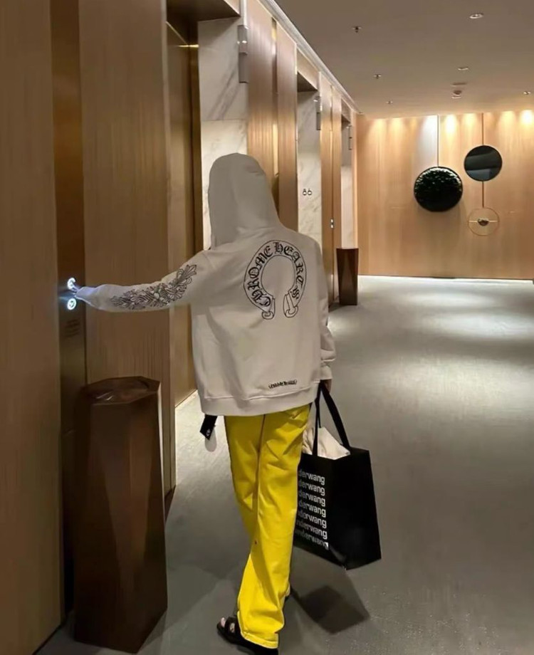 크롬하츠 홀스슈 화이트 후드 집업 이미지