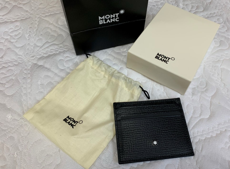 몽블랑 카드지갑 미개봉 판매 이미지