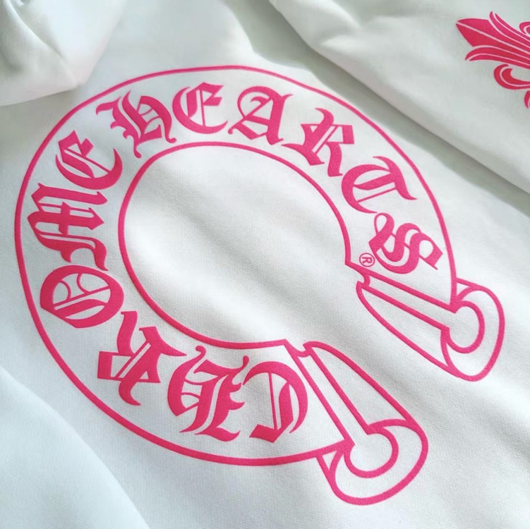 크롬하츠 핑크 홀스슈 후드 집업 이미지