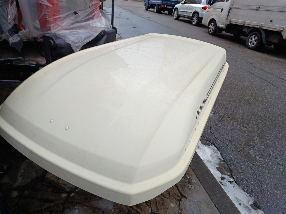 티볼리에어 코토일체형루프박스 블랙 화이트 중고 이미지