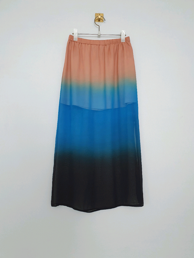 (새상품)포에버21 쉬폰 롱스커트 55반~77반 이미지