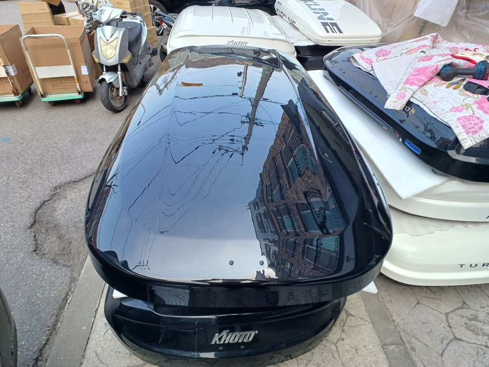 모하비더마스터 코토일체형루프박스 블랙유광 상태 A급 이미지