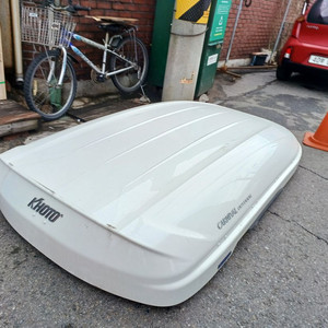 올뉴카니발 코토일체형루프박스 화이트 중고팝니다. 이미지