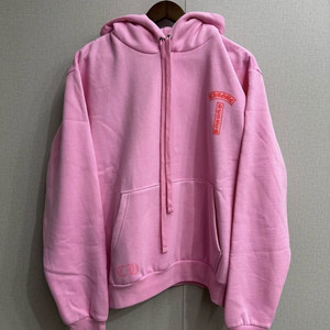 크롬하츠 백 USA 스크립트 로고 후드 핑크 이미지