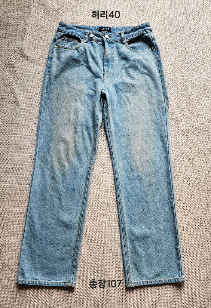 와이드 데님 팬츠 판매 이미지