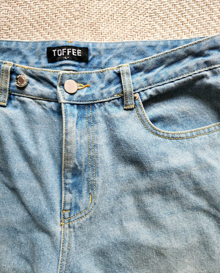 와이드 데님 팬츠 판매 이미지