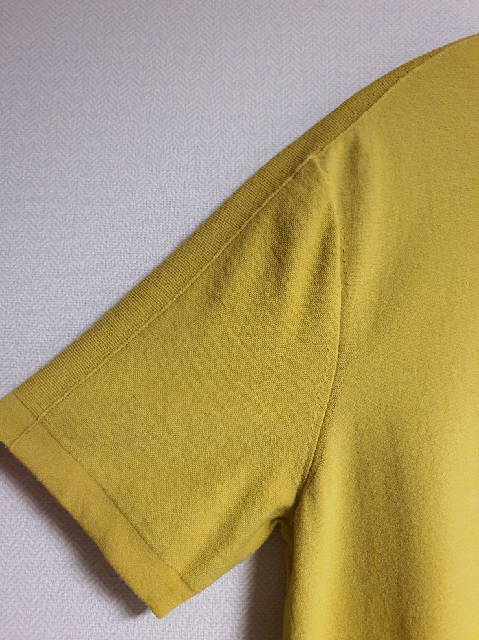 타임 옴므 time 머스타드 니트 95 사이즈 정품 사이즈 이미지