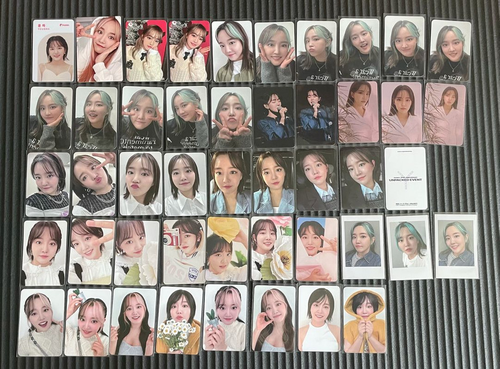 윤하 포카, 응원봉&가방, 앨범 등 팝니다. 이미지