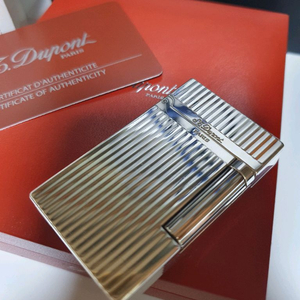 [정품,풀세트] 듀퐁라이터 라인2 ca16817 스트라이프 은장 듀퐁 라이타 이미지