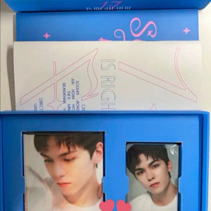 일괄 세븐틴 베스트 앨범 디어반 바인더 포카 특전 버논 최한솔 캐럿반 이미지