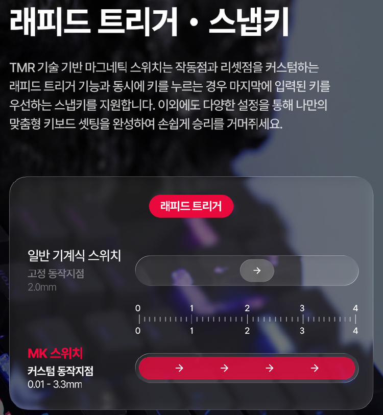 CHERRY XTRFY K5 PRO TMR (블랙) 키보드 이미지