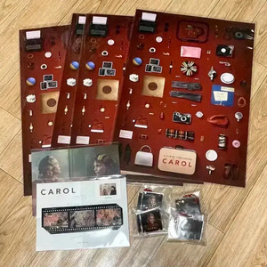 캐롤 NFC 키링+심볼 A3 포스터 CGV 어바웃필름 미니앨범키링영화굿즈 이미지