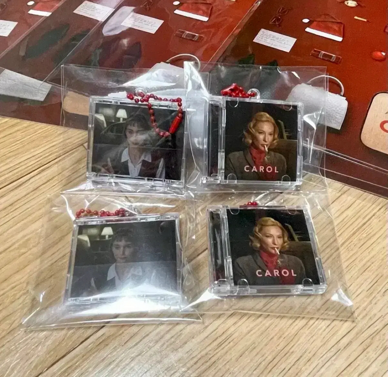 캐롤 NFC 키링+심볼 A3 포스터 CGV 어바웃필름 미니앨범키링영화굿즈 이미지