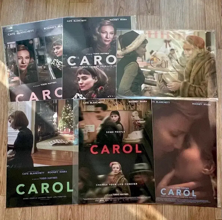 캐롤 NFC 키링+심볼 A3 포스터 CGV 어바웃필름 미니앨범키링영화굿즈 이미지