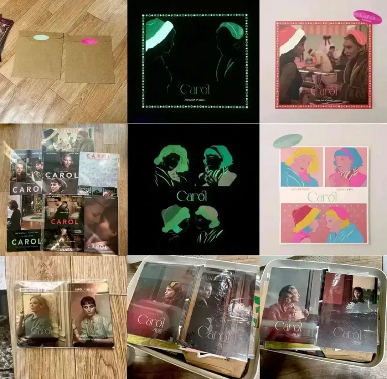 캐롤 NFC 키링+심볼 A3 포스터 CGV 어바웃필름 미니앨범키링영화굿즈 이미지