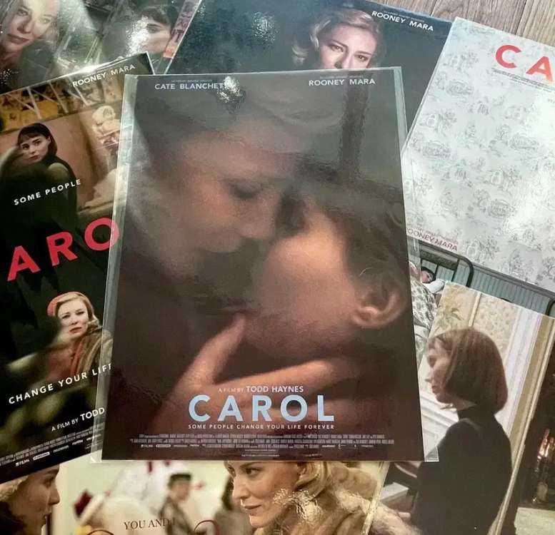 캐롤 NFC 키링+심볼 A3 포스터 CGV 어바웃필름 미니앨범키링영화굿즈 이미지