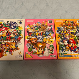 닌텐도64 마리오파티 1,2,3 판매 이미지