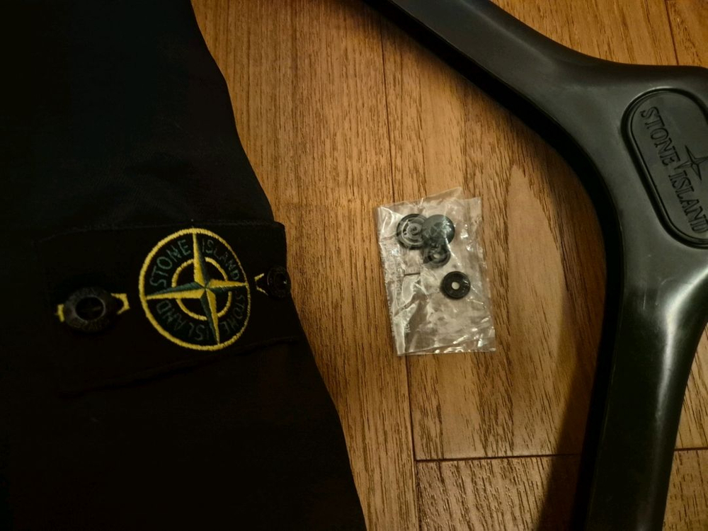 스톤아일랜드 22FW 오파크 나일론 트윌 롱패딩 블랙 L 백화점정품 이미지