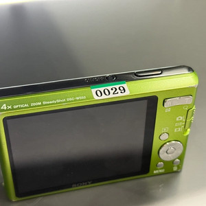소니 DSC-W550 디지털 카메라 그린 이미지