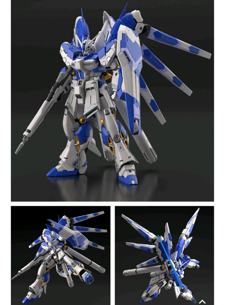 반다이 건담 RG 하이뉴건담+RG 하이퍼 메가바주카,핀판넬디스플레이세트 팝니다 이미지