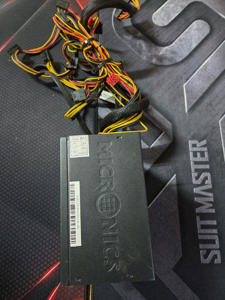 마이크로닉스 500W 파워서플라이 이미지