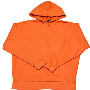 오렌지색/레드/화이트 기모 후드티 미사용 새상품 이미지