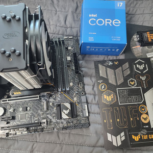 i7-11700F + B560M-PLUS + 싱글 공랭쿨러 이미지