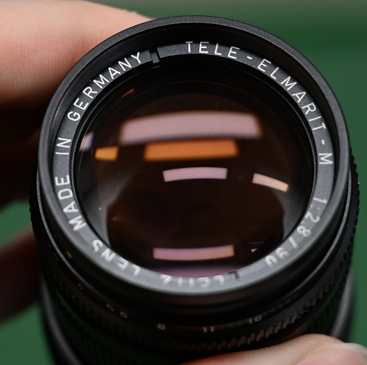 라이카 M마운트 엘마릿 Tele-Elmarit-M 90mm f/2.8 2세대 Thin 렌즈/ 독일제 / 풀구성 이미지