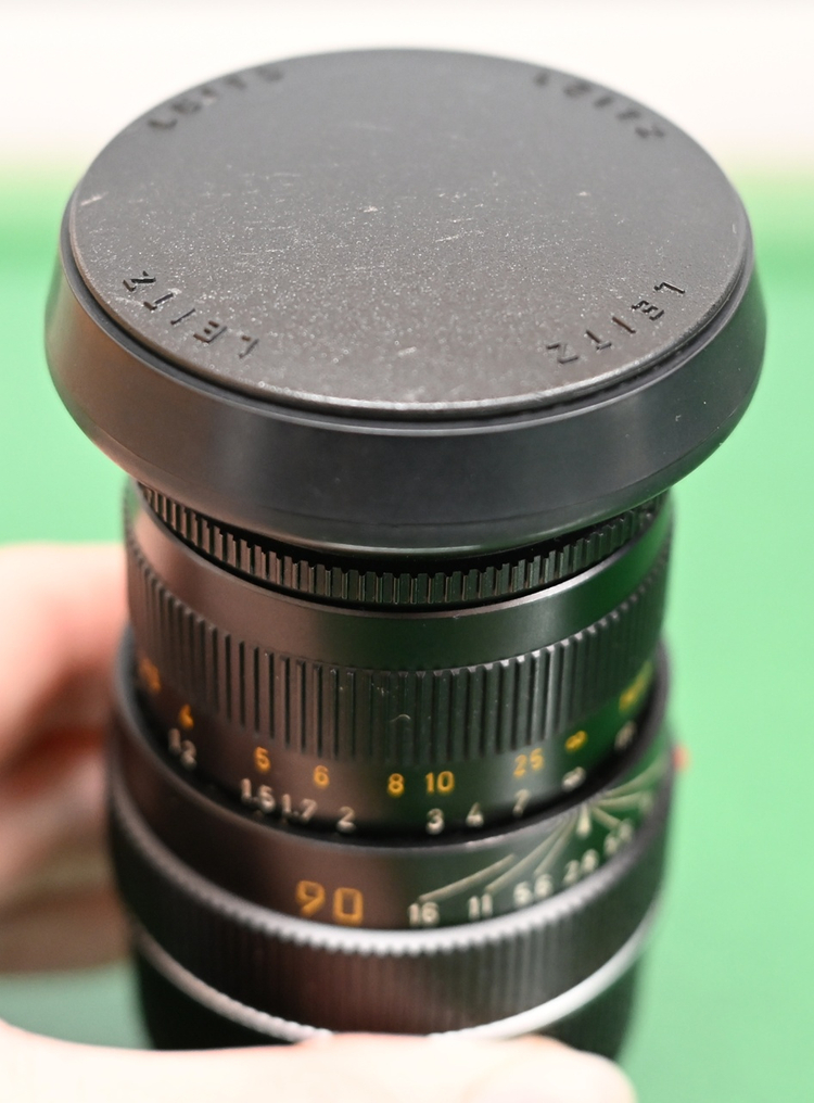 라이카 M마운트 엘마릿 Tele-Elmarit-M 90mm f/2.8 2세대 Thin 렌즈/ 독일제 / 풀구성 이미지