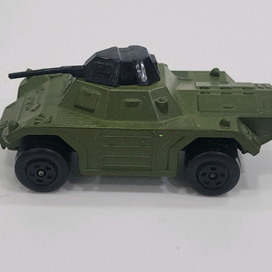 #15 영국 Lesney 앤틱 장난감 위즐 군용 탱크. 이미지