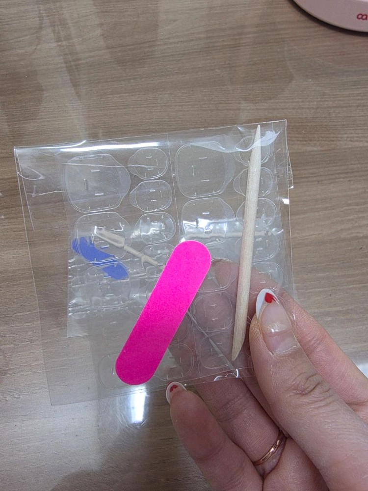 네일팁5개 +뷰렙 네일글루 풀구성 이미지