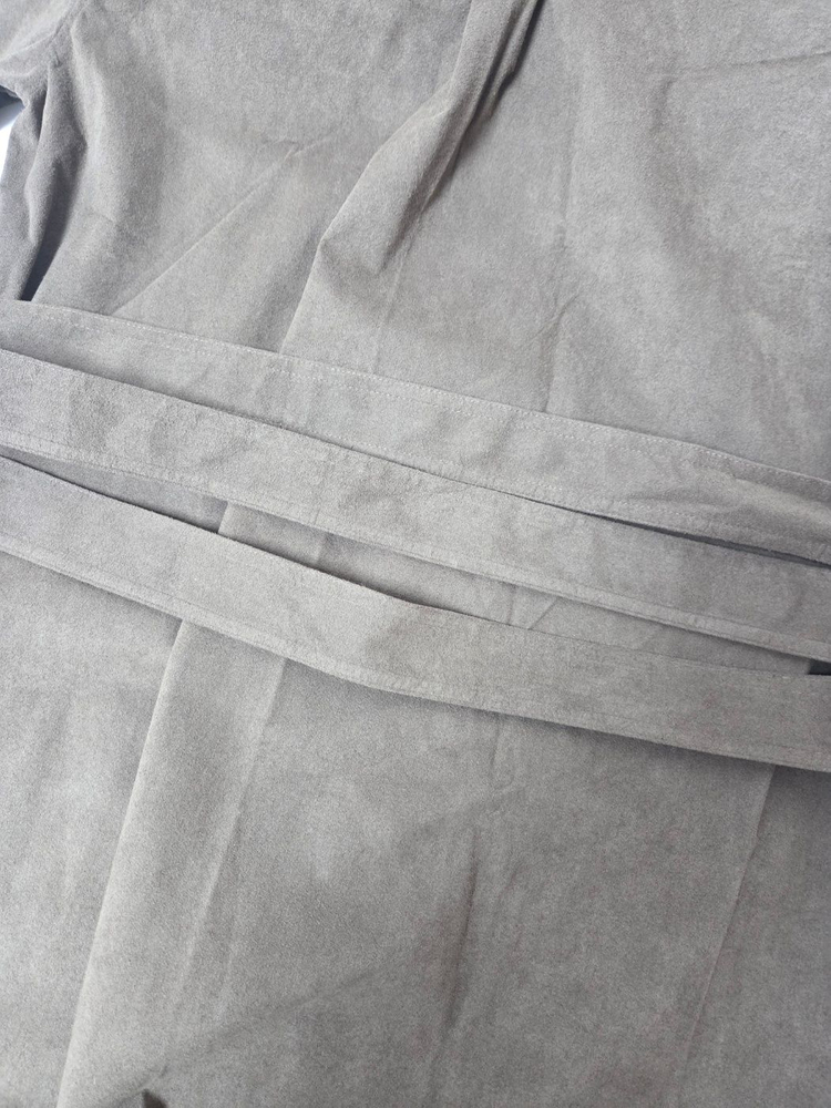 델라라나 스웨이드 코트형 롱원피스 브라운(S) 이미지